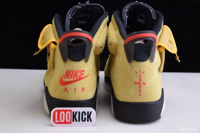 Kick Theory 6 X TRAVIS CN1084-300 YELLOW JORDAN SCOTT AIR 0821